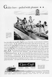 1931 Chris Craft Corp barche in mogano stampa vintage annuncio regalo da collezione! (276) - Foto 1 di 1