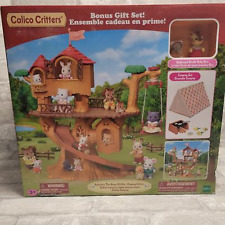 Calico Critters Adventure Treehouse Gift Set, Dollhouse Playset With Figure