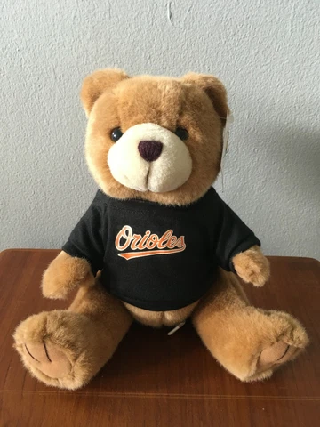 NEW Vtg Twins Enterprise Steven Smith Baltimore Orioles Teddy Bear Plush 9" NWT Cover
