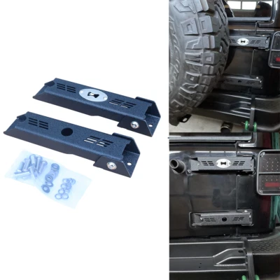 Pair Rear Tailgate Door Hinges Kits Powder Coated for Jeep Wrangler JK 2007-2018 Foto 1 de 4