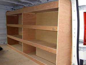 Renault Trafic SWB (L1) 2014 onwards Plywood Racking,Van Tool Shelving, PR55 - Picture 1 of 1
