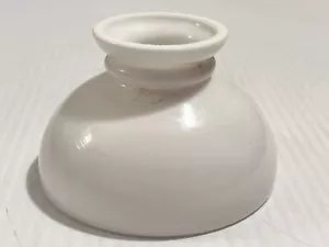 VINTAGE WHITE MILK GLASS REPLACEMENT LAMP SHADE SMALL 4" WIDE - Picture 1 of 6