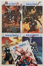 Ultimate New Ultimates #1 to 5 complete series (Marvel 2010) VF+ to NM condition