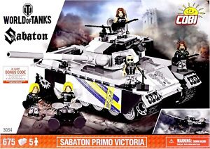 Cobi 3034 -  WoT Sabaton Primo Victoria - World of Tanks - NEW & Rare FREE P&P