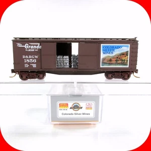 N Scale ***COLORADO SILVER MINES*** Box Car,  D&RGW 1856 -  Micro Trains Special - Picture 1 of 6
