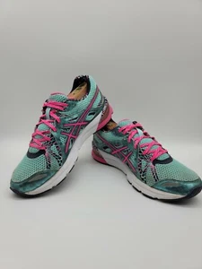 Asics Gel-Preleus Aqua & Pink Laufschuhe Damengröße 8 T480N - Bild 1 von 12
