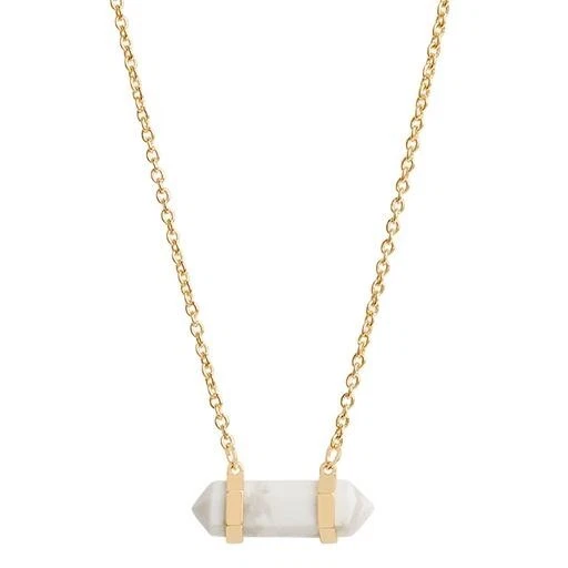 ORIGAMI OWL Gold Patience  Howlite Pendant Necklace - Image 1 of 1