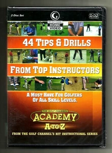 GOLF CHANNEL Academy A to Z (2006, 2 DVD) BRAND NEW: 44 Tips & Drills: Instruct  - Picture 1 of 2