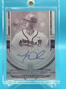 2023 Topps Tribute Matt Olson Magenta Druckplatte Auto Autogramm #1/1 Braves - Bild 1 von 2