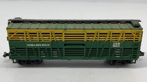 Atlas No.2254 Cattle Car Train Chicago And North Western CNW #14373 N Scale - Picture 1 of 11