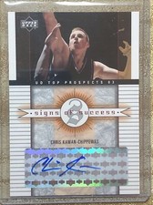 2003-04 UD Top Prospects Chris Kaman Signs of Success Auto Autograph