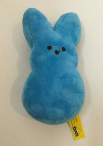 Peeps Plush Blue Bunny Rabbit Stuffed Animal Small 6 Inch - Picture 1 of 3