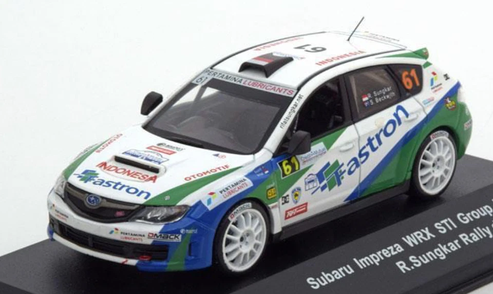 1/43 SUBARU IMPREZA WRX STI #61 GROUP N RALLY DE FRANCE 2012 J COLLECTION JC194 - Immagine 1 di 1