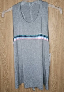 Spiritual Gangster Sg Dream Tie Back Tank Top Women's S Gray Heather Scoop Neck - Picture 1 of 3
