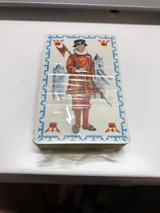 Midway Deck Beefeaters Plastic Novelty Playing Cards Sealed With Tax Stamp - Picture 1 of 4