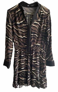 ZARA Women’s Dress size M (brown/black) - Pre-owned - Picture 1 of 5