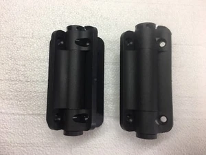 Gate Spring Hinge Black Garden Adjustable Self Closing PVC Heavy Duty Auto Close - Picture 1 of 7