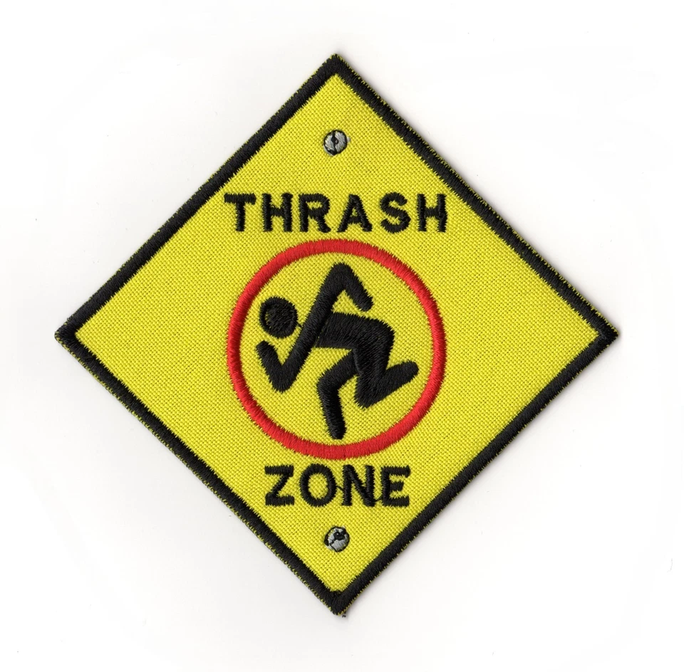 DRI Dirty Rotten Imbeciles Thrash Zone Patch | D.R.I. American Metal Band Logo - Image 1 of 1