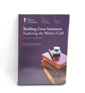 Great Courses Building Great Sentences: Exploring the Writer's Craft DVD + Guide - Imagen 1 de 3