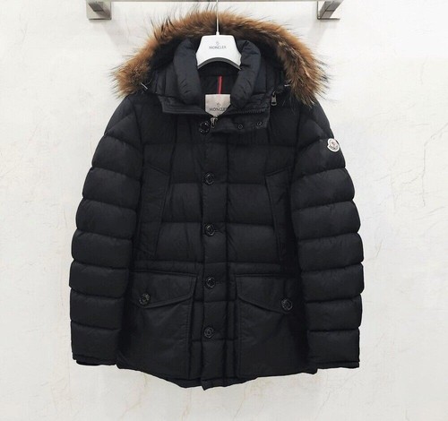 Maglione imbottito Moncler nero Clooney I0911B550 139103203