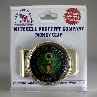 United States Army Metal Money Clip Mitchell Profitt Company - Image 1 of 3