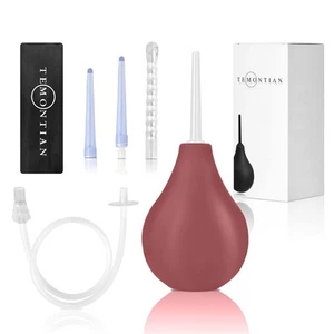 Enema Bulb Kit ,Anal Douche for Men Women Beginners, with 19.7in Hose+4 Nozzl... - Picture 1 of 6