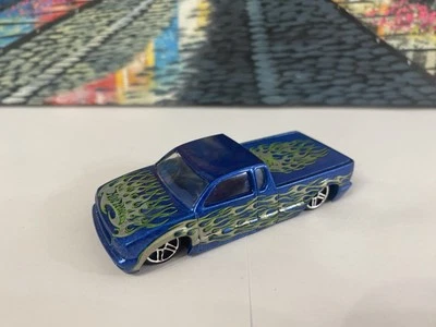 Hot Wheels 2003 First Editions 2/42 014 Steel Flame GMC Sonoma BLUE PR5 - Image 1 of 4