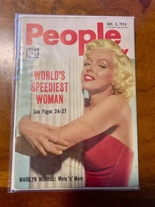 People Magazine Marylin Monroe Color Cover (December 1953) - Picture 1 of 1