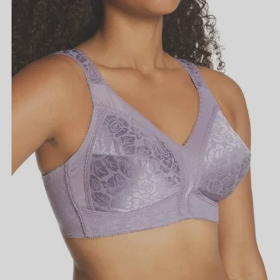 PLAYTEX 4693 BRA Smoked Lilac PURPLE  Wirefree Smoothing  42D   44D   44DD   NWT - Image 1 of 3