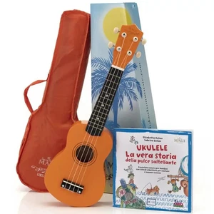 SOUNDSATION MAUI SUNNY 10-OR Ukulele arancione per bambini o principianti NUOVO - Picture 1 of 5