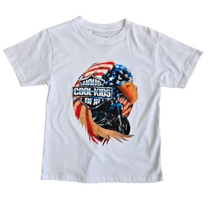 New Haus of Jr Cool Kids Tee - White SIZE 12 MSRP $40 - Picture 1 of 2