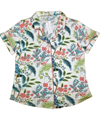 Juego de pijama Rifle Paper Co x Company Store modal pavo real gasa floral tamaño grande Foto 1 de 2