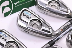 Left Hand Ping G Series Irons / 5-PW+SW / Brown Dot / Senior Flex Ping CFS - Picture 1 of 7