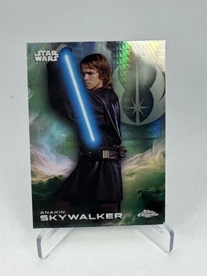2025 Topps Star Wars Chrome Prism Anakin Skywalker 3 Parallel Refractor Card - Image 1 of 2