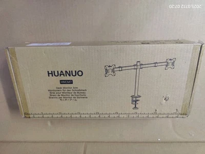 Huanuo HNCM7 Dual Mount Adjustable Desk Monitor Arm for 2 Screens 18-27" Sealed - Image 1 of 3