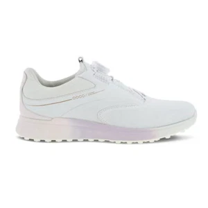 New Womens ECCO GOLF S-THREE BOA SHOE WHITE/ DELICACY 102973-60621 EU 36-40 - Picture 1 of 8