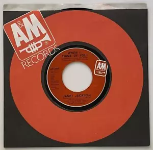 Janet Jackson When I Think of You / Pretty Boy 45 M (unplayed) 1986 Dance R&B - Picture 1 of 2