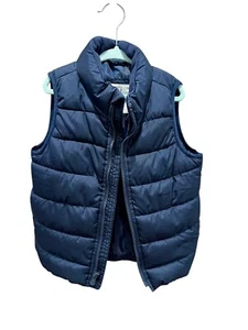 Baby Gap Kids navy Puff Vest Size 4 Cold Control, Water-Resistant, recycled fill - Picture 1 of 3