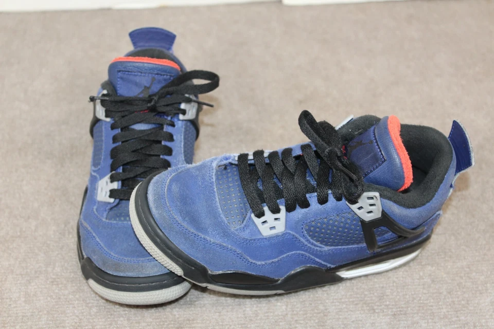 Nike Air Jordan 4 Retro Winterized Azul Leal GS CQ9745-401 4.5Y Tenis Juveniles Foto 1 de 4