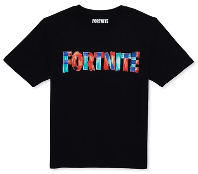 Fortnite ☆ Big Boys' Color Logo Short Sleeve T-Shirt ☆ Sizes 8-18 - Image 1 of 3