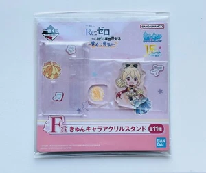 Re:Zero fieltro acrílico soporte encanto anime Japón auténtico Ichibankuji - Imagen 1 de 3