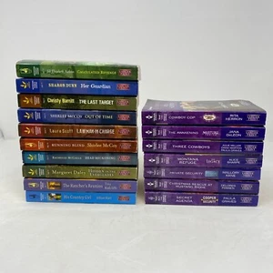 (17) Lot Harlekin Intrigen & Liebe inspiriert Spannungsromane Bücher GROSSDRUCK - Bild 1 von 8