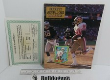Jerry Rice Autographed 1990 Beckett Football Card Magazine Issue 7 October NFL
