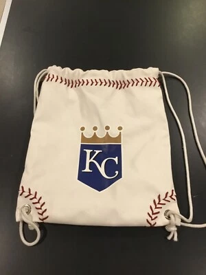 Custom Zumer Sports Kansas City Royals Baseball Leather Drawstring Backpack - Image 1 of 4