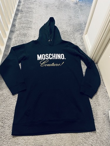 Felpa con cappuccio lunga Moschino Couture taglia 10