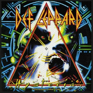 DEF LEPPARD PATCH AUFNÄHER # 13 HYSTERIA 10x10cm FLICKEN ABZEICHEN