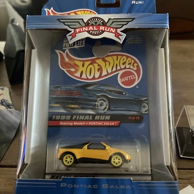 Pontiac Salsa 1999 Final Run #7/12 modelo retirado sellado en caja Hot Wheels Foto 1 de 4