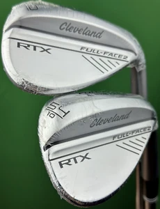 Cleveland RTX Full Face 2 Wedge Set 54-10*, 60-08* Steel DG Spinner SW LW NEW - Picture 1 of 6