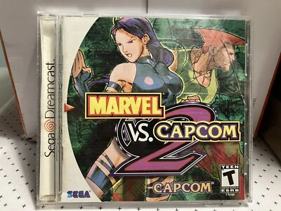 Sega Dreamast - Marvel vs Capcom 2 - CIB Complete w/ Reg. Card - Tested - Image 1 of 4