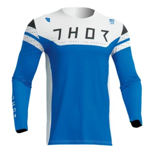 Thor Prime Rival Blue and White MX Off-Road Jersey Men's Sizes SM - LG - Picture 1 of 1